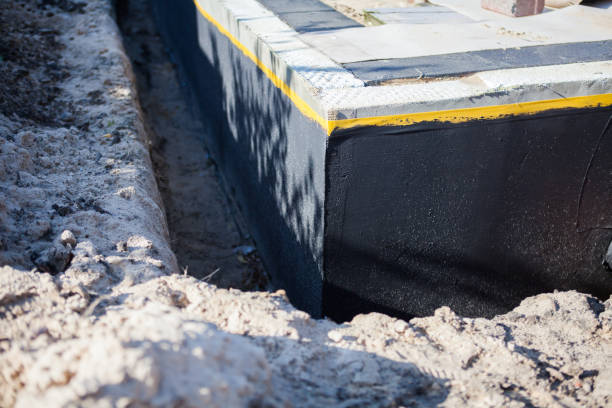 Professional Waterproofing technician working in Monticello, MN